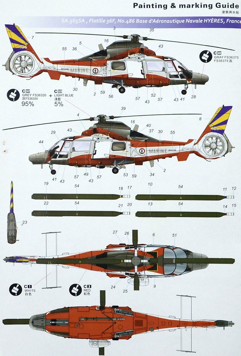 TMN: Review: KittyHawk Models 1/48th scale SA.365F/AS.565SA